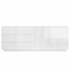 LC Spa Sideboard Jupiter VI - Hochglanz Weiß