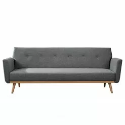 Norrwood Schlafsofa Shorwell - Strukturstoff - Grau