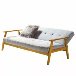 Norrwood Schlafsofa Boss I - Webstoff - Lichtgrau - Mit Schlaffunktion -Buromobel Verkaufe 1000339573 220329 040 DETAILS P000000001000339573