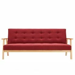 Norrwood Schlafsofa Pamban I - Strukturstoff - Karminrot -Buromobel Verkaufe 1000339586 220329 040 DETAILS P000000001000339586
