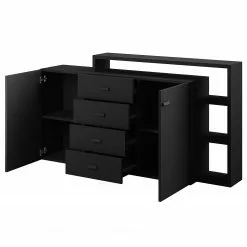 Loftscape Sideboard Littor - Schwarz -Buromobel Verkaufe 1000339746 220311 030 DETAILS P000000001000339746