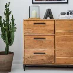 Ars manufacti Sideboard Woodson II - Akazie massiv / Metall - Akazie Hellbraun 45 Ars manufacti Sideboard Woodson II - Akazie massiv / Metall - Akazie Hellbraun -Buromobel Verkaufe 1000339802 220311 072 DETAILS P000000001000339802