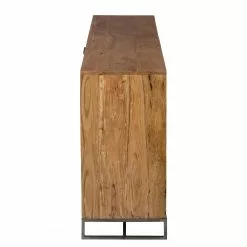 Ars manufacti Sideboard Woodson - Akazie massiv / Metall - Akazie Hellbraun - Breite: 200 cm -Buromobel Verkaufe 1000339822 220311 040 DETAILS P000000001000339822