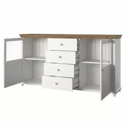 Ridgevalley Sideboard Emmanuela I - Kiefer Weiß Dekor -Buromobel Verkaufe 1000339993 220317 030 DETAILS P000000001000339993