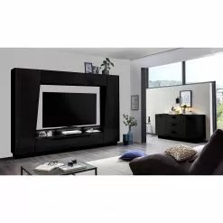 Fredriks Sideboard Reedley - Hochglanz Schwarz -Buromobel Verkaufe 1000340455 220322 021 MOOD DETAILS P000000001000340455 mood