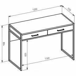 Red Living Schreibtisch Roslin - Weiß 14 Red Living Schreibtisch Roslin - Weiß -Buromobel Verkaufe 1000341078 220322 500 SKETCH DETAILS P000000001000341078 sketch