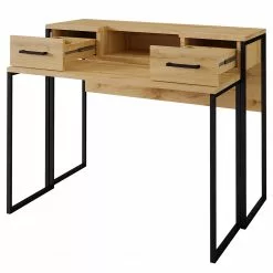 Red Living Schreibtisch Sonny - (Ausziehbar) Wotaneiche Dekor / Schwarz 16 Red Living Schreibtisch Sonny - (Ausziehbar) Wotaneiche Dekor / Schwarz -Buromobel Verkaufe 1000341081 220322 040 DETAILS P000000001000341081