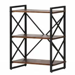 Red Living Regal Ugo II - Mango massiv / Metall - Mango / Schwarz