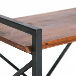 Red Living Regal Ugo II - Mango massiv / Metall - Mango / Schwarz -Buromobel Verkaufe 1000341970 220331 030 DETAILS P000000001000341970