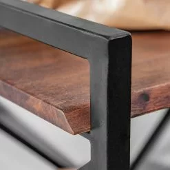 Red Living Regal Ugo II - Mango massiv / Metall - Mango / Schwarz -Buromobel Verkaufe 1000341970 220331 073 DETAILS P000000001000341970