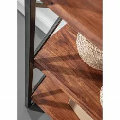 Red Living Regal Ugo II - Mango massiv / Metall - Mango / Schwarz -Buromobel Verkaufe 1000341970 220331 077 DETAILS P000000001000341970