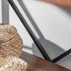 Red Living Regal Ugo II - Mango massiv / Metall - Mango / Schwarz -Buromobel Verkaufe 1000341970 220331 078 DETAILS P000000001000341970