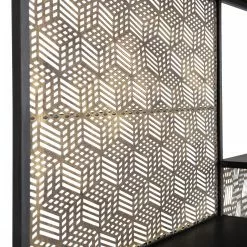 Red Living Regal Quito - Metall - Antik Messing / Schwarz -Buromobel Verkaufe 1000342095 220401 060 DETAILS P000000001000342095