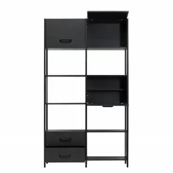 Red Living Regal Sarhua - Kiefer massiv / Metall - Kiefer Schwarz / Schwarz 11 Red Living Regal Sarhua - Kiefer massiv / Metall - Kiefer Schwarz / Schwarz -Buromobel Verkaufe 1000342107 220407 030 DETAILS P000000001000342107