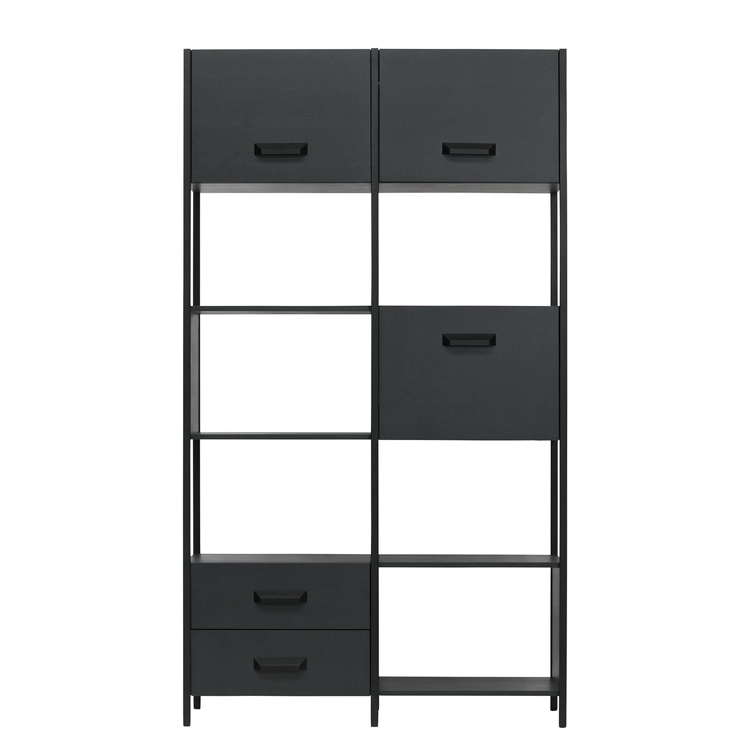 Red Living Regal Sarhua - Kiefer massiv / Metall - Kiefer Schwarz / Schwarz 6 Red Living Regal Sarhua - Kiefer massiv / Metall - Kiefer Schwarz / Schwarz – Bild 4