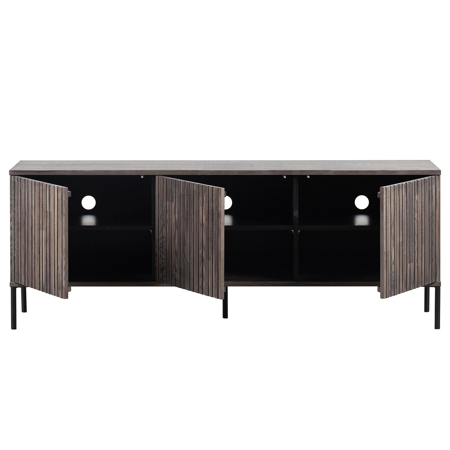 Naturoo Sideboard Woodrow II - Esche Dunkel 6 Naturoo Sideboard Woodrow II - Esche Dunkel – Bild 4