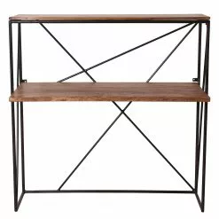 Tom Tailor Schreibtisch-Kombination Piketon I - Mango massiv / Aluminium - Mango / Schwarz -Buromobel Verkaufe 1000342408 220325 035 DETAILS P000000001000342408