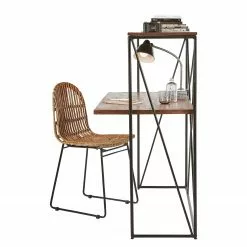 Tom Tailor Schreibtisch-Kombination Piketon I - Mango massiv / Aluminium - Mango / Schwarz -Buromobel Verkaufe 1000342408 220325 040 DETAILS P000000001000342408