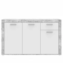 Loftscape Sideboard Ballito II - Weiß / Beton Dekor -Buromobel Verkaufe 1000342476 220404 030 DETAILS P000000001000342476
