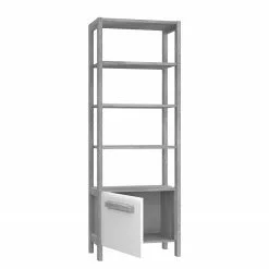 Loftscape Regal Toscana - Hochglanz Weiß / Eiche Grau Dekor 13 Loftscape Regal Toscana - Hochglanz Weiß / Eiche Grau Dekor -Buromobel Verkaufe 1000342499 220331 040 DETAILS P000000001000342499