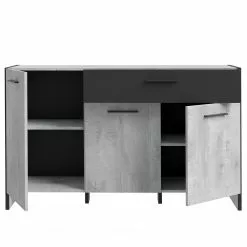 Loftscape Sideboard Sahil - Eiche Sorrento Grau Dekor / Schwarz 17 Loftscape Sideboard Sahil - Eiche Sorrento Grau Dekor / Schwarz -Buromobel Verkaufe 1000342503 220331 035 DETAILS P000000001000342503