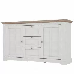 Ridgevalley Sideboard Sandvik I - Eiche Weiß Dekor / Eiche Nelson Dekor