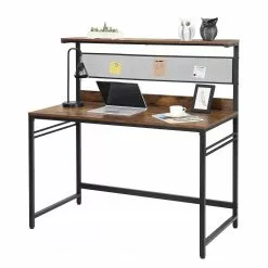 Red Living Schreibtisch Opium - Eiche Rustikal Dekor / Schwarz -Buromobel Verkaufe 1000342987 220407 030 DETAILS P000000001000342987