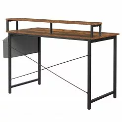 Red Living Schreibtisch Rio - Eiche Rustikal Dekor / Schwarz -Buromobel Verkaufe 1000343003 220407 030 DETAILS P000000001000343003