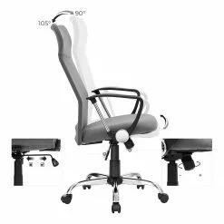 Fredriks Bürostuhl Freezer - Grau -Buromobel Verkaufe 1000343541 220407 035 DETAILS P000000001000343541