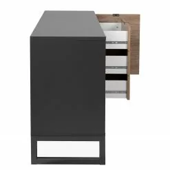 Loftscape Sideboard Mid West II - Bambus Dekor / Anthrazit -Buromobel Verkaufe 1000344600 220407 035 DETAILS P000000001000344600