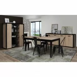 Red Living Sideboard Westlock II - Esche Dekor / Schwarz -Buromobel Verkaufe 1000344679 220414 021 MOOD DETAILS P000000001000344679 mood