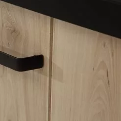 Red Living Sideboard Westlock II - Esche Dekor / Schwarz -Buromobel Verkaufe 1000344679 220414 055 DETAILS P000000001000344679