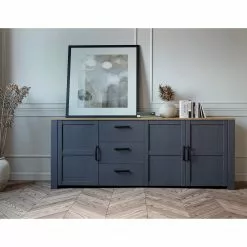 Ridgevalley Sideboard Vassia II - Eiche Navy Dekor / Eiche Riviera Dekor -Buromobel Verkaufe 1000344683 220414 020 MOOD DETAILS P000000001000344683 mood