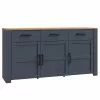 Ridgevalley Sideboard Vassia I - Eiche Navy Dekor / Eiche Riviera Dekor -Buromobel Verkaufe 1000344684 220414 010 IMAGE P000000001000344684