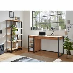 Ars manufacti Schreibtisch Robby - Eiche massiv / Metall - Eiche / Schwarz -Buromobel Verkaufe 1000346336 220826 020 MOOD DETAILS P000000001000346336 mood