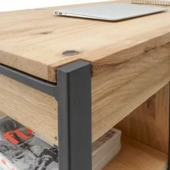 Ars manufacti Schreibtisch Robby - Eiche massiv / Metall - Eiche / Schwarz -Buromobel Verkaufe 1000346336 220826 031 DETAILS P000000001000346336