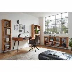 Ars manufacti Schreibtisch Tim - Akazie massiv / Metall - Akazie / Schwarz -Buromobel Verkaufe 1000346337 220826 021 MOOD DETAILS P000000001000346337 mood 1