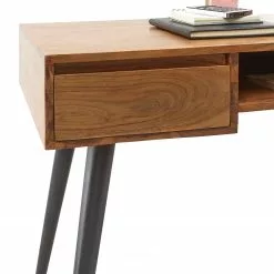 Ars manufacti Schreibtisch Tim - Akazie massiv / Metall - Akazie / Schwarz -Buromobel Verkaufe 1000346337 220826 030 DETAILS P000000001000346337 1