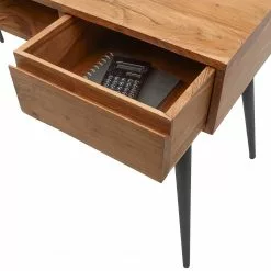 Ars manufacti Schreibtisch Tim - Akazie massiv / Metall - Akazie / Schwarz -Buromobel Verkaufe 1000346337 220826 031 DETAILS P000000001000346337 1