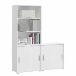 Fredriks Aktenschrank-Kombination Thamali VIII - Weiß