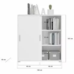 Fredriks Aktenschrank-Kombination Thamali VII - Weiß -Buromobel Verkaufe 1000346955 220519 501 SKETCH DETAILS P000000001000346955 sketch