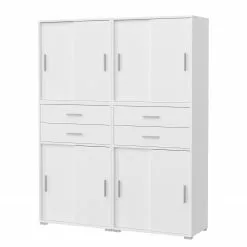 Fredriks Aktenschrank-Kombination Thamali II - Weiß