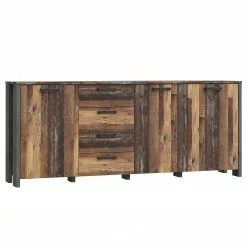 Loftscape Sideboard Ravenswood II - Altholz Dekor / Anthrazit -Buromobel Verkaufe 1000348107 220603 060 DETAILS P000000001000348107