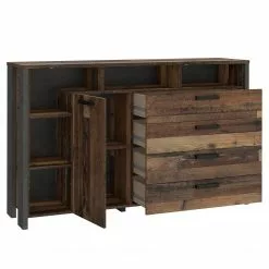 Loftscape Sideboard Ravenswood III - Altholz Dekor / Anthrazit -Buromobel Verkaufe 1000348112 220603 030 DETAILS P000000001000348112