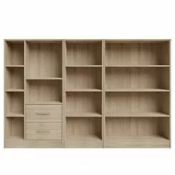 Fredriks Regalwand Wardell (3-teilig) - Eiche Sonoma Dekor -Buromobel Verkaufe 1000348162 220505 031 DETAILS P000000001000348162