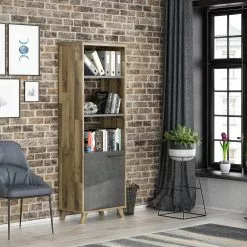 Fredriks Büroregal Winster - Asteiche Dekor / Beton Dekor 11 Fredriks Büroregal Winster - Asteiche Dekor / Beton Dekor -Buromobel Verkaufe 1000348165 220505 020 MOOD DETAILS P000000001000348165 mood