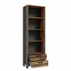 Fredriks Büroregal Clifford II - Altholz Dekor / Dunkelgrau -Buromobel Verkaufe 1000348171 220509 032 DETAILS P000000001000348171