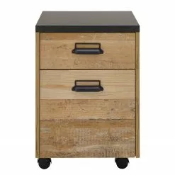 Ridgevalley Rollcontainer Shutter - Eiche Dekor -Buromobel Verkaufe 1000348665 220505 030 DETAILS P000000001000348665