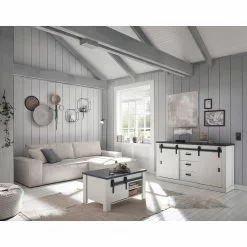 Ridgevalley Sideboard Shutter I - Pinie Weiß Dekor -Buromobel Verkaufe 1000348674 220505 022 MOOD DETAILS P000000001000348674 mood