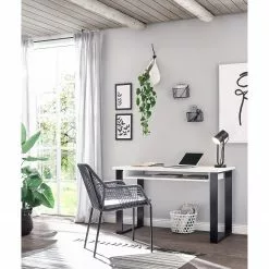 Ridgevalley Schreibtisch Shutter - Pinie Weiß Dekor -Buromobel Verkaufe 1000348686 220505 021 MOOD DETAILS P000000001000348686 mood